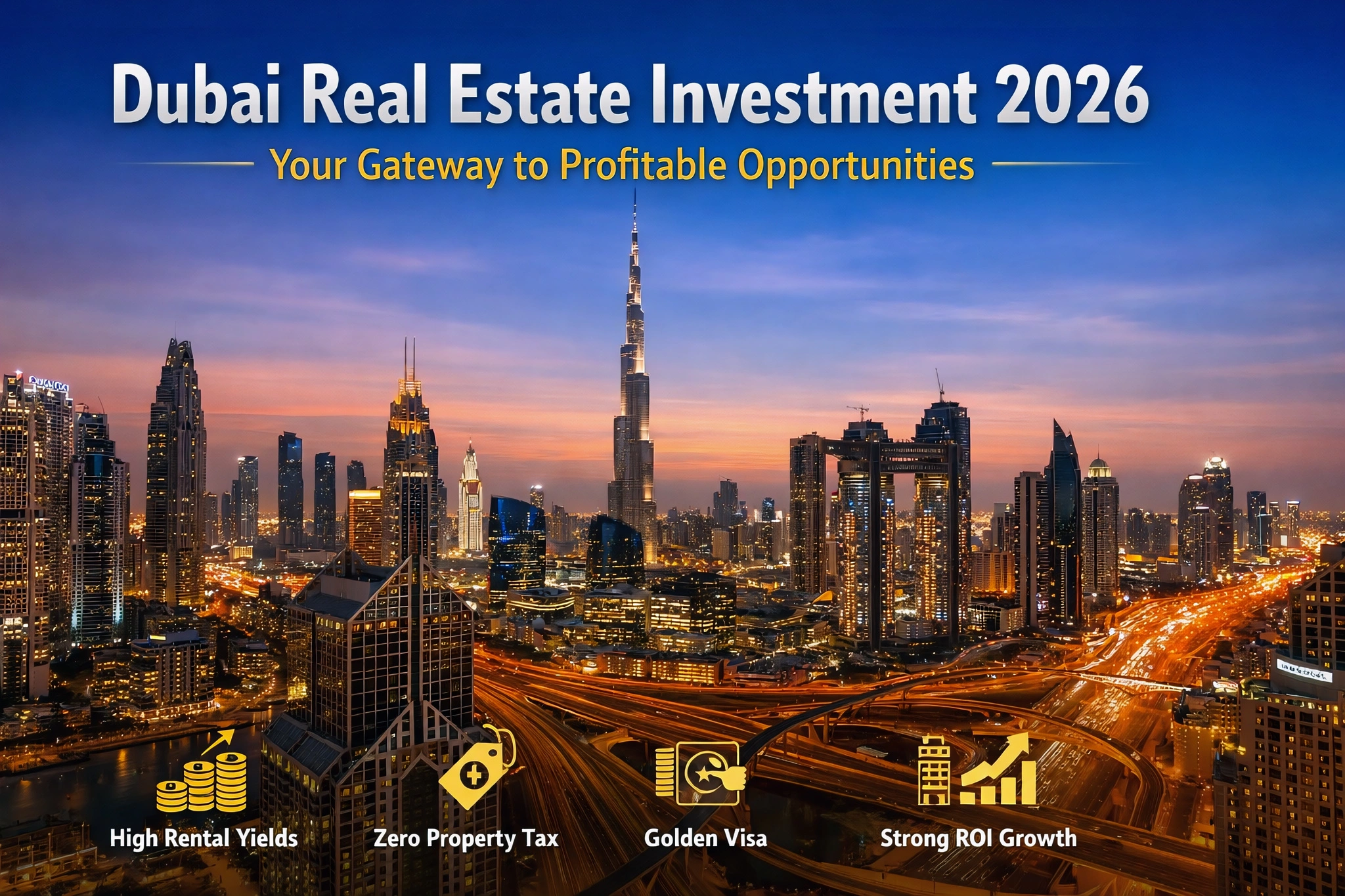 Dubai Real Estate Investment 2026 Skyline